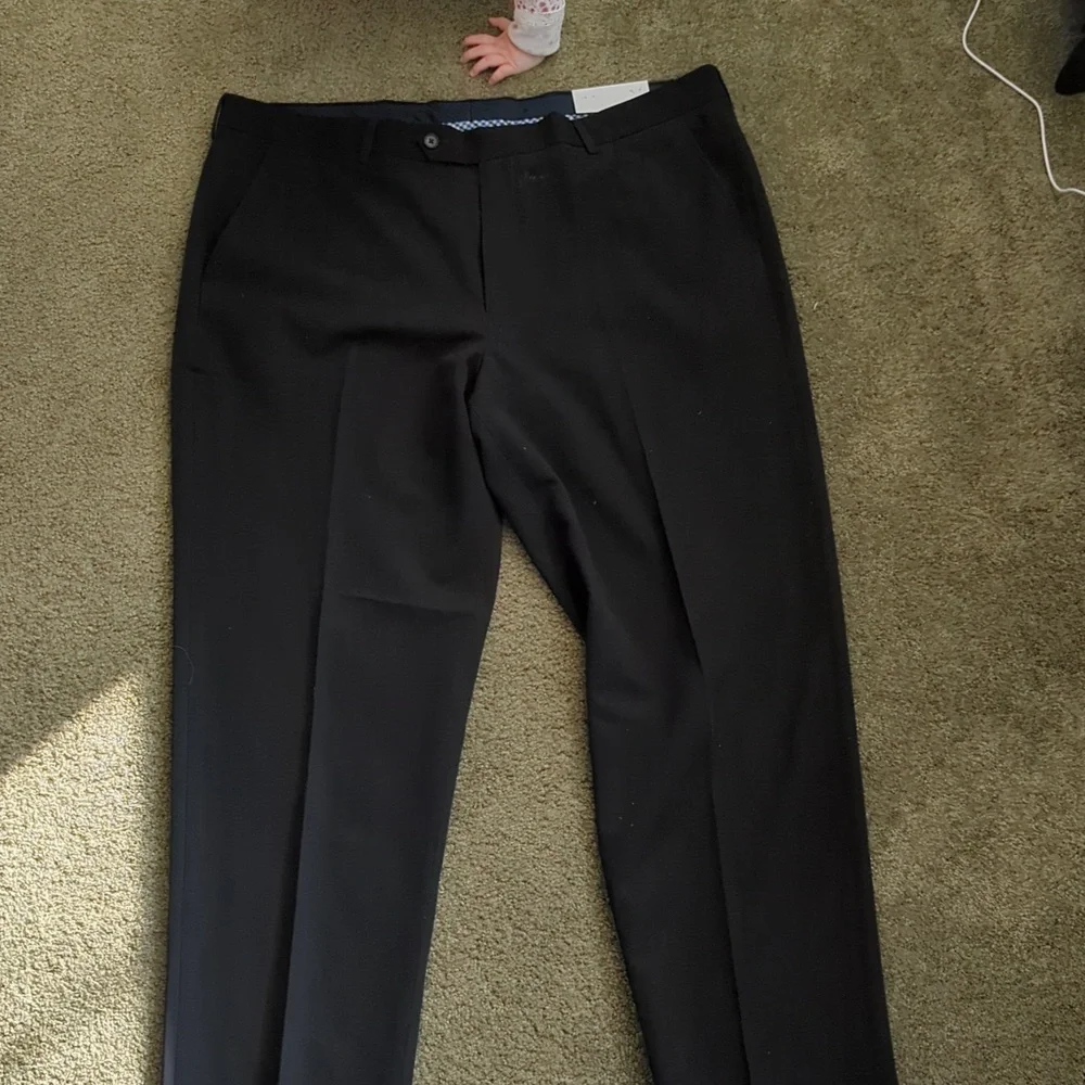 Nwt men's black slacks - Picture 1 of 3